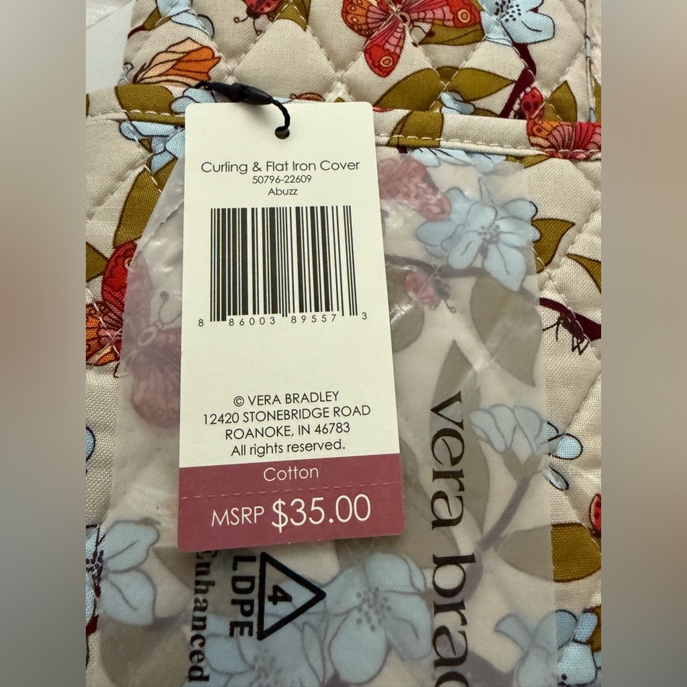Vera Bradley Curling/ Flat Iron Cover in Abuzz - Picture 2 of 3